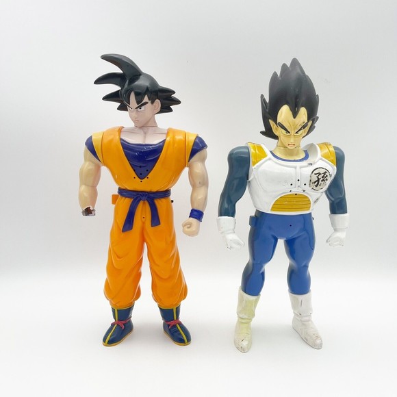 1999 Dragon Ball Z Goku & Vegeta‎ Walkie Talkies Funimation Productions Damage - Picture 1 of 12